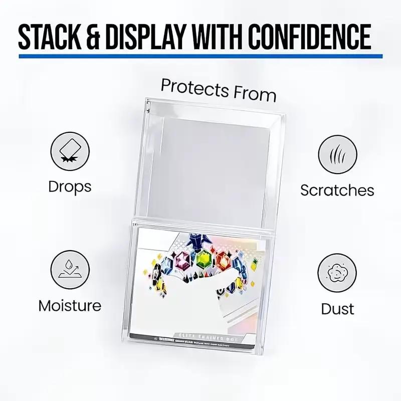 5mm Acrylic Stackable Display Box, Suitable for Elite Trainer ETB by Pokemon
