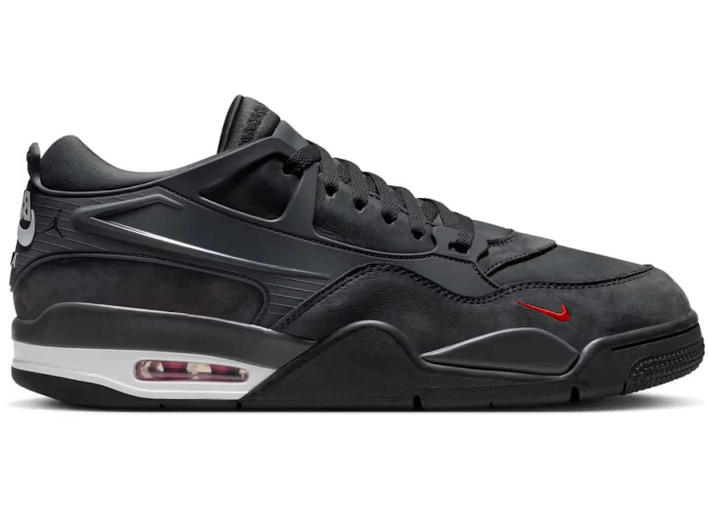 Jordan 4 RM SP Nigel Sylvester Driveway Grey sneaker, brand new, 100% authentic, available in various sizes.