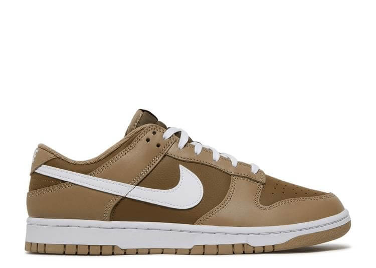 Nike Dunk Low Judge Grey sneakers in brown and white, 100% authentic with next day express shipping.