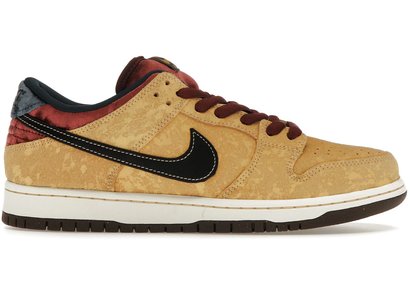 Nike SB Dunk Low City of Cinema sneaker with luxurious upper and cinematic design available at BigBoiSneakers.com.
