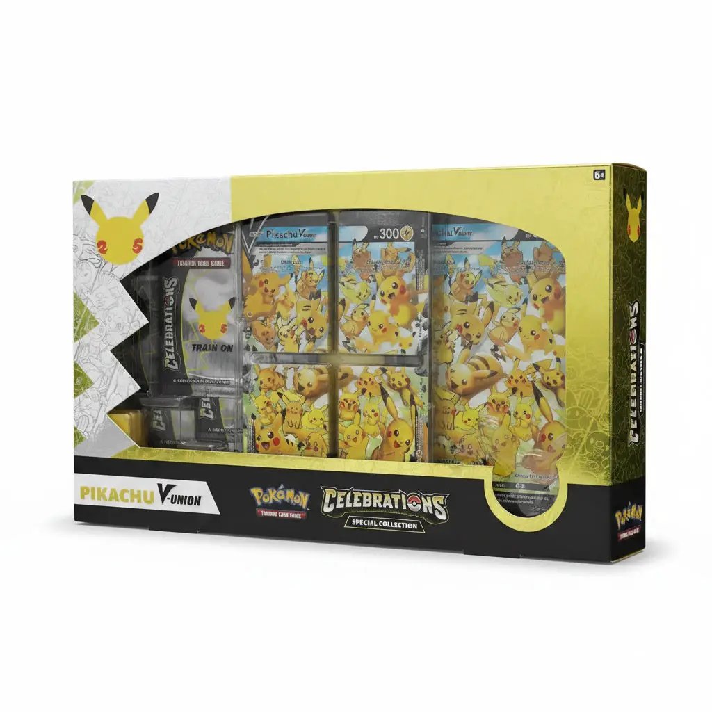 Pokémon Celebrations Pikachu V Union Box