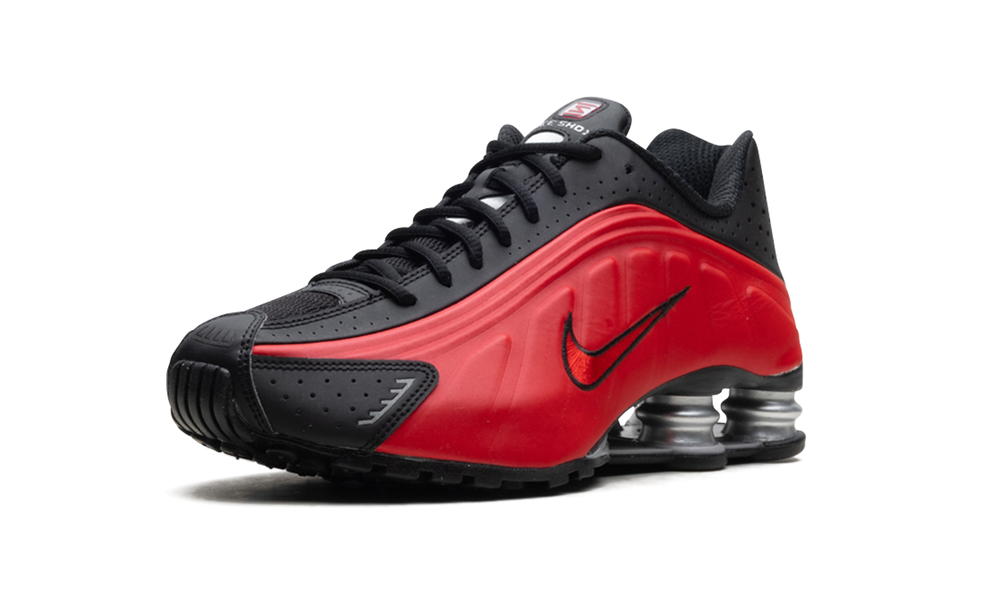Nike Shox R4 University Red Black Metallic Silver