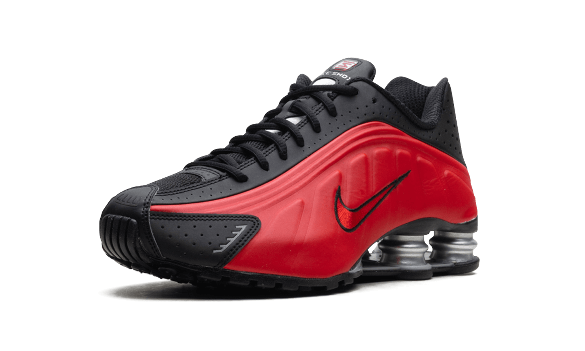 Nike Shox R4 University Red Black Metallic Silver