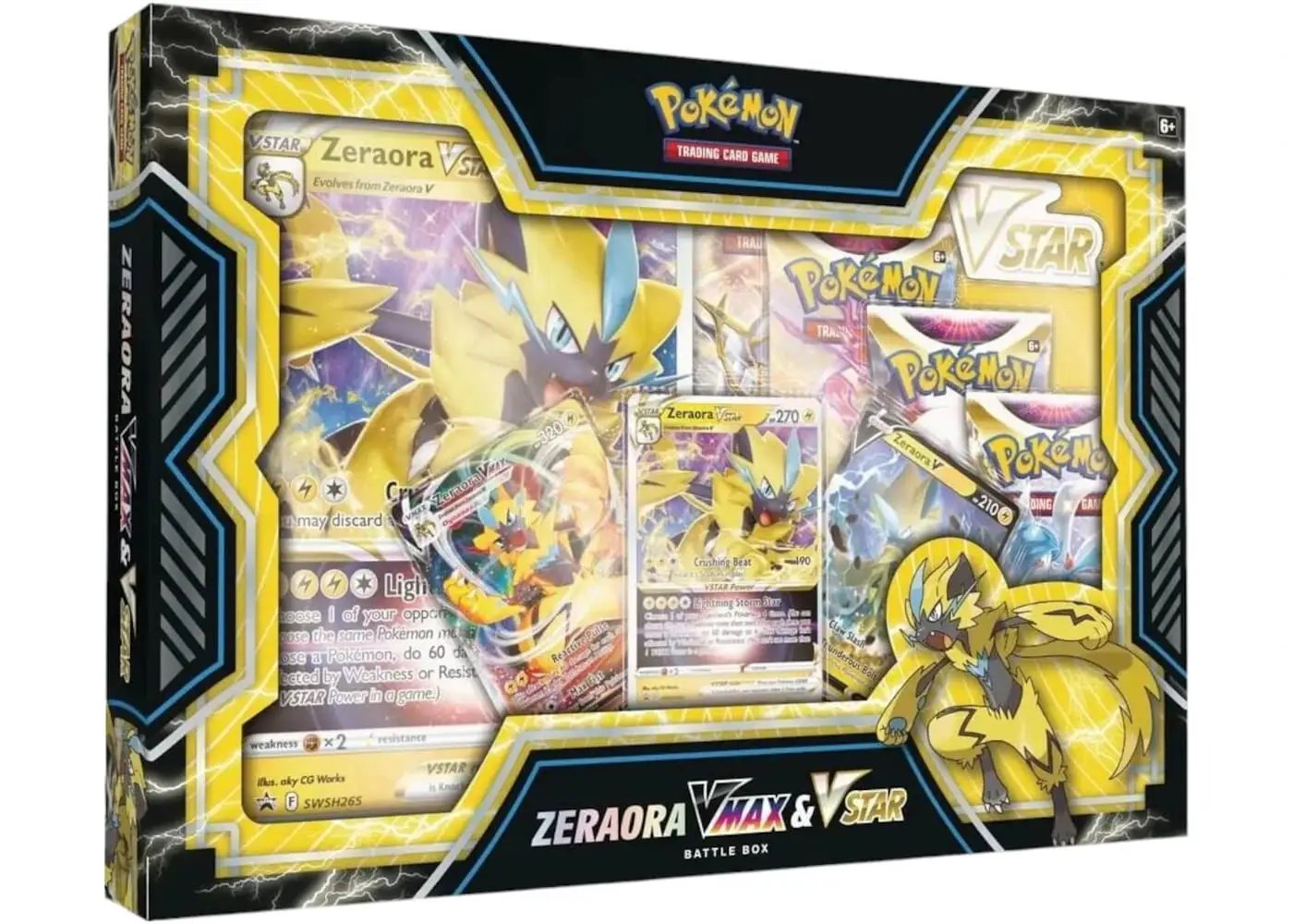 2022 Pokémon Sword & Shield Zeraora VMAX & VSTAR Battle Box by Pokemon