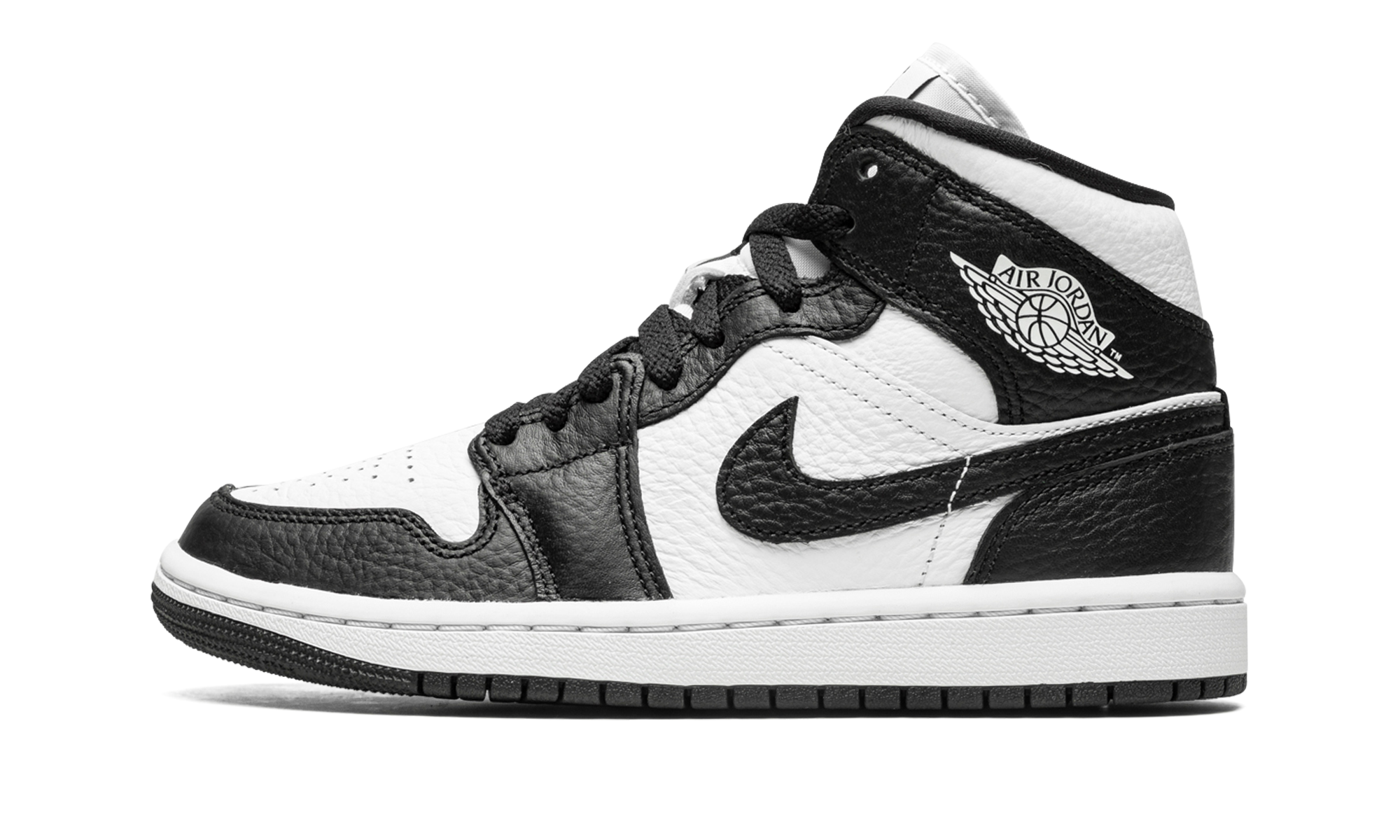 Jordan 1 Mid Split Black White (Women's)