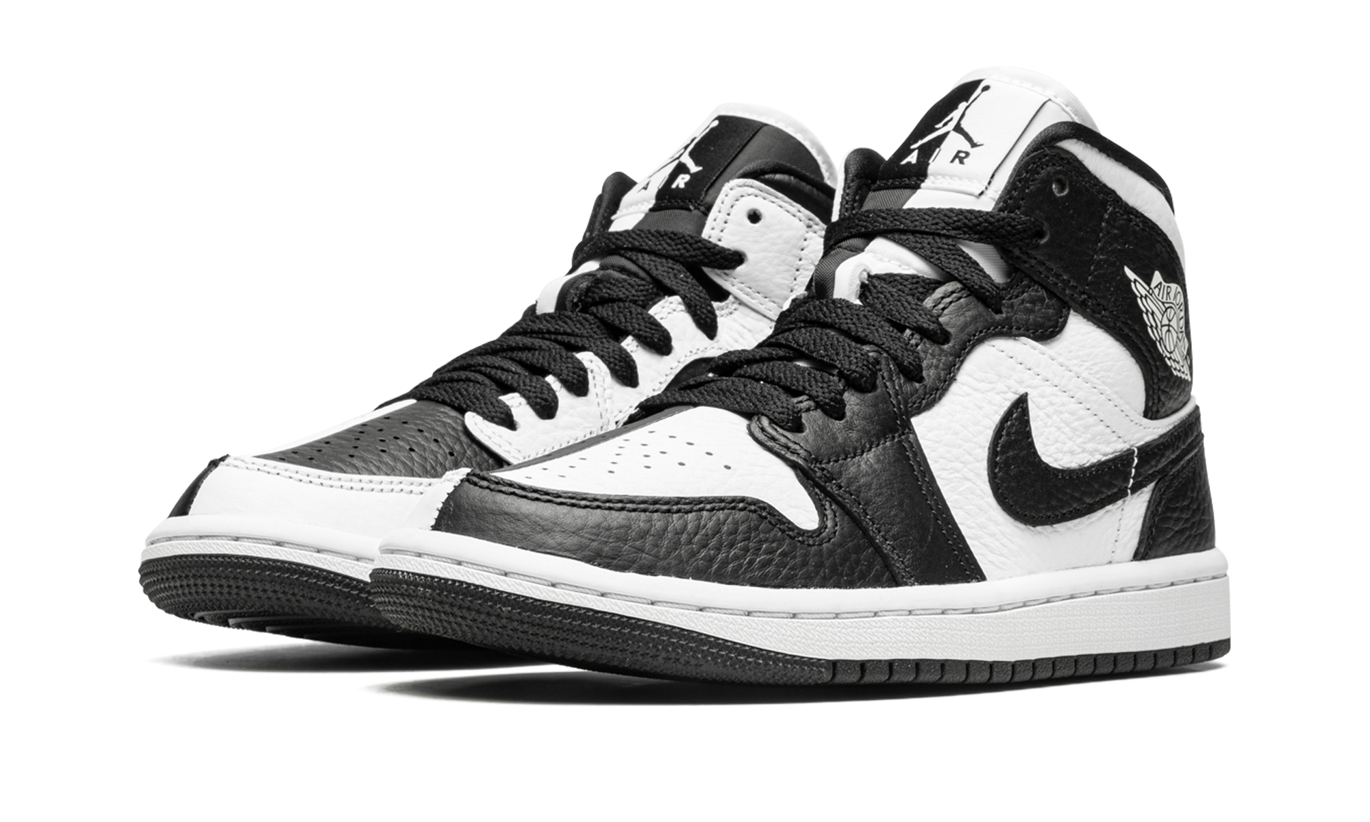 Jordan 1 Mid Split Black White (Women's)