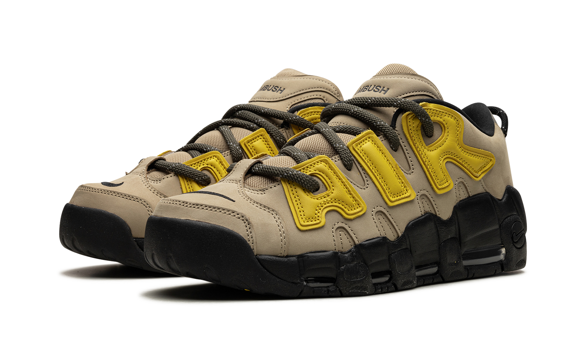 Nike Air More Uptempo Low AMBUSH Vivid Sulfur Limestone