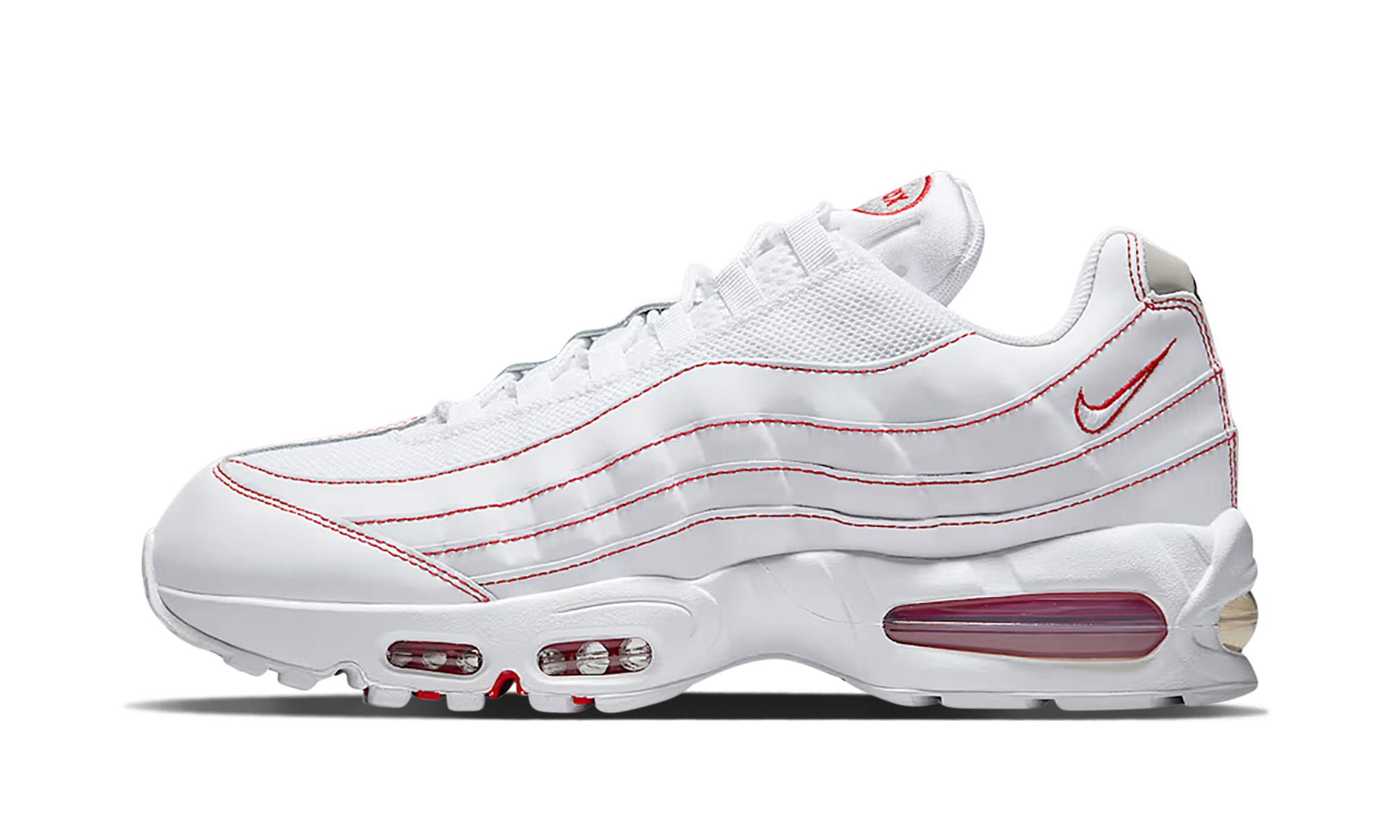 Nike Air Max 95 OG Big Bubble White University Red