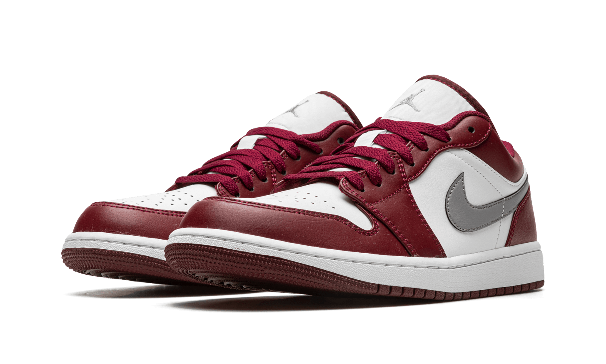 Jordan 1 Low White Bordeaux