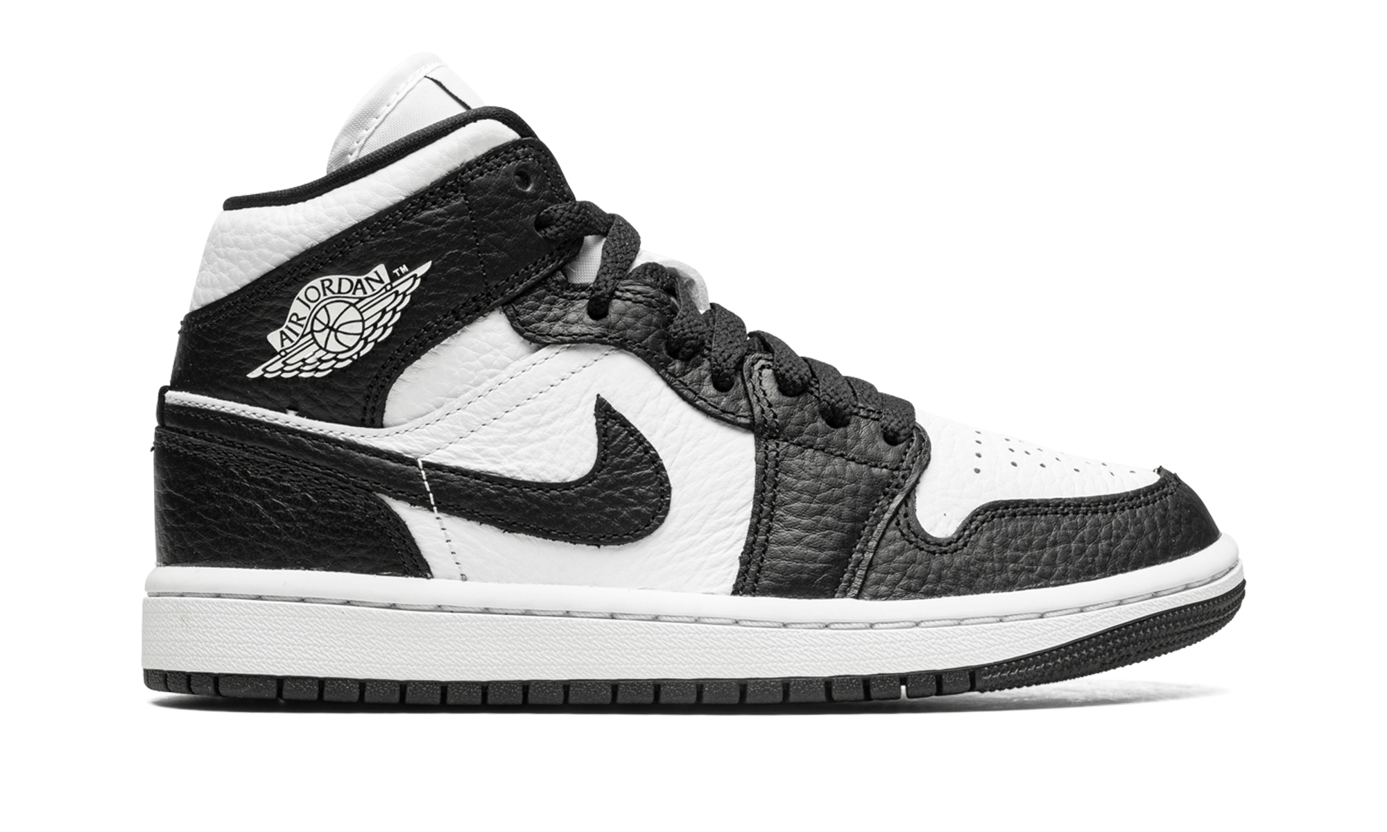 Jordan 1 Mid Split Black White (Women's)