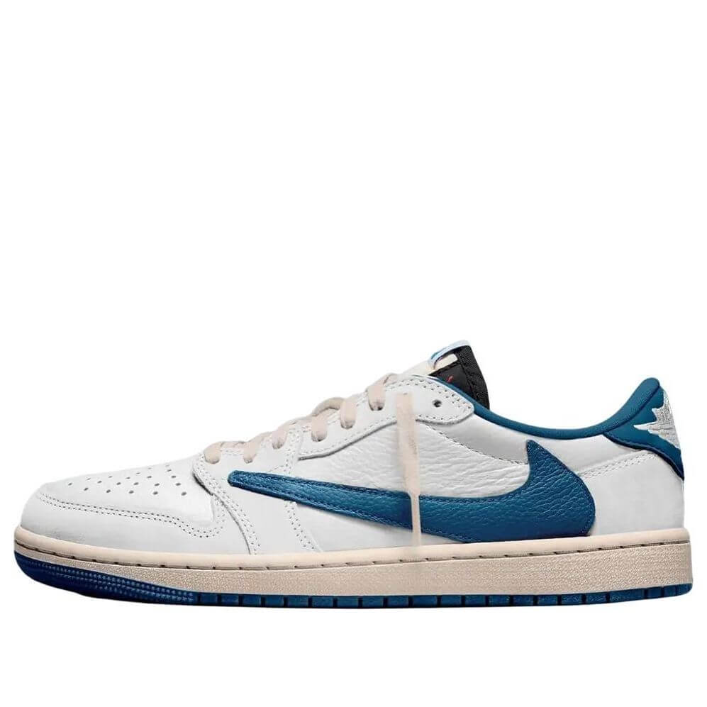Jordan 1 Retro Low OG SP Fragment x Travis Scott Sail Military Blue