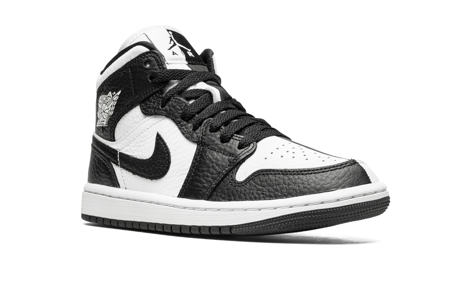 Jordan 1 Mid Split Black White (Women's)