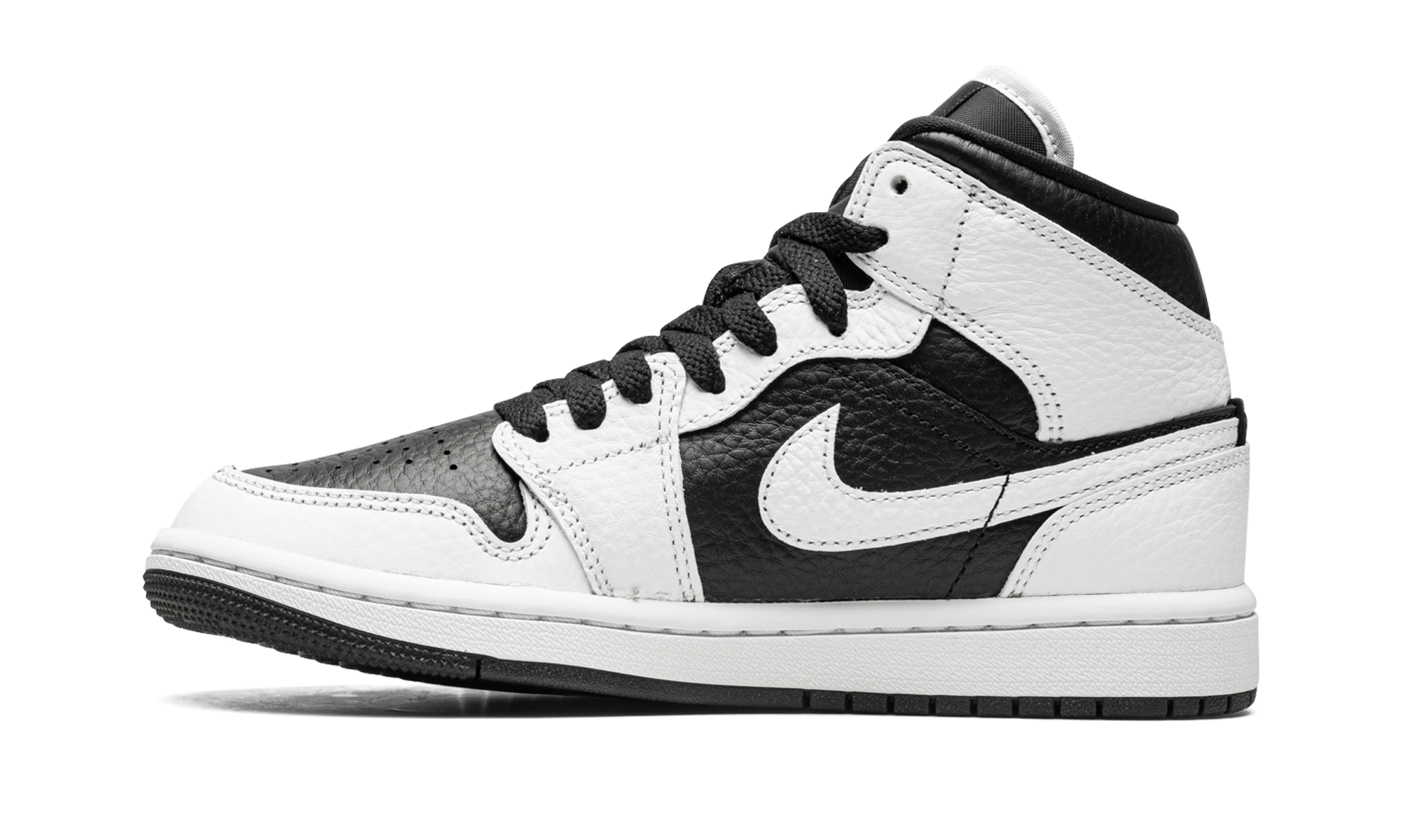 Jordan 1 Mid Split Black White (Women's)