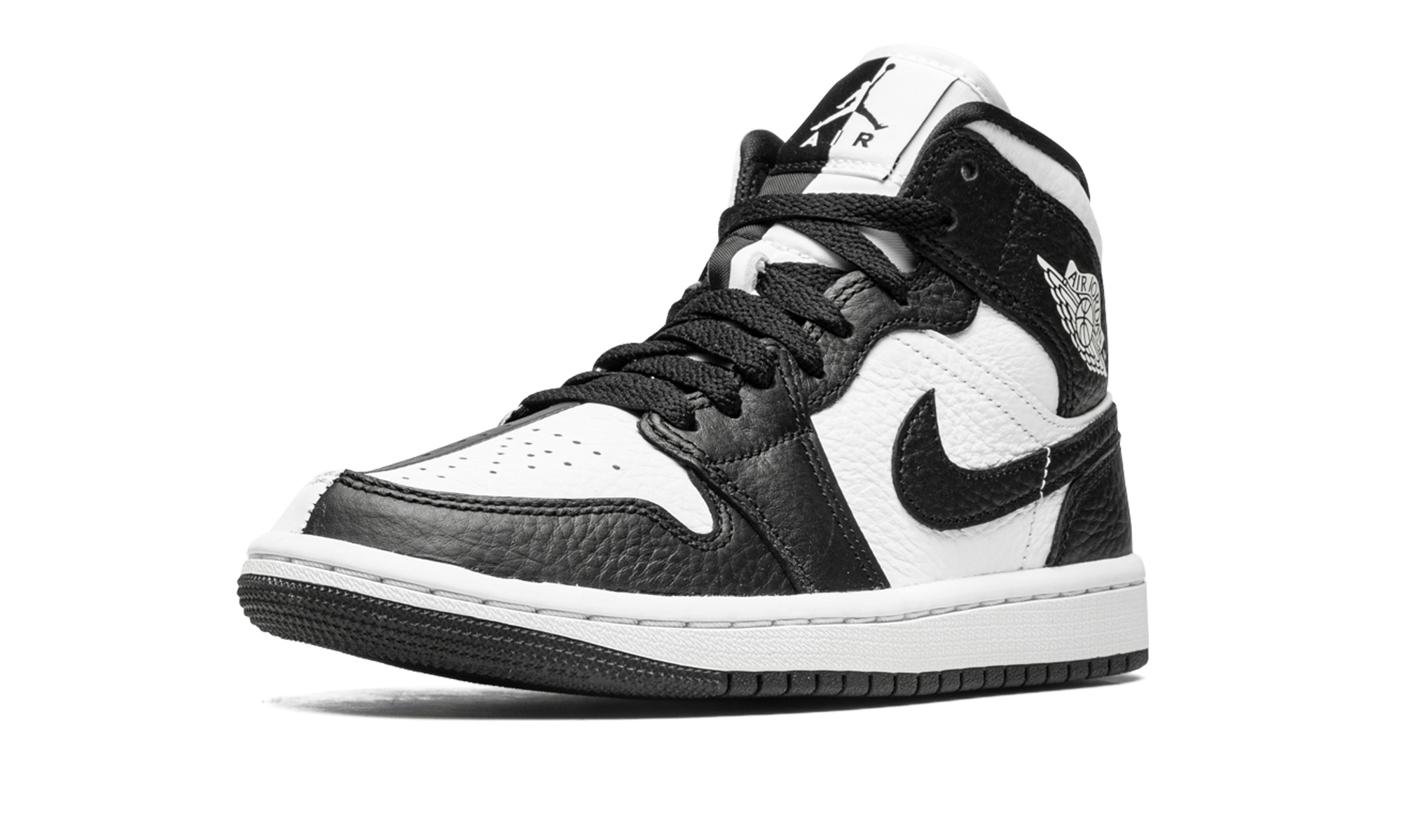 Jordan 1 Mid Split Black White (Women's)