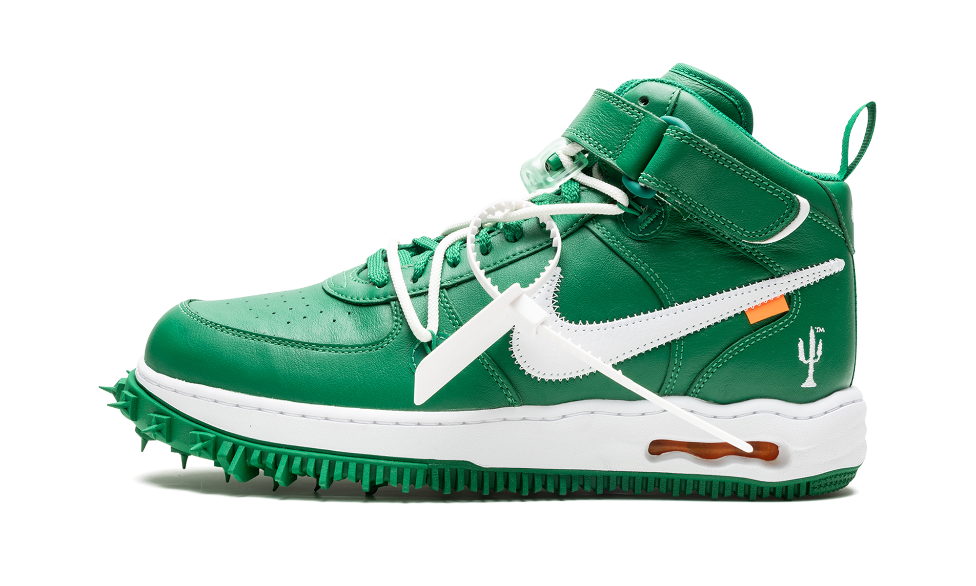 Nike Air Force 1 Mid Off-White Pine Green by Nike