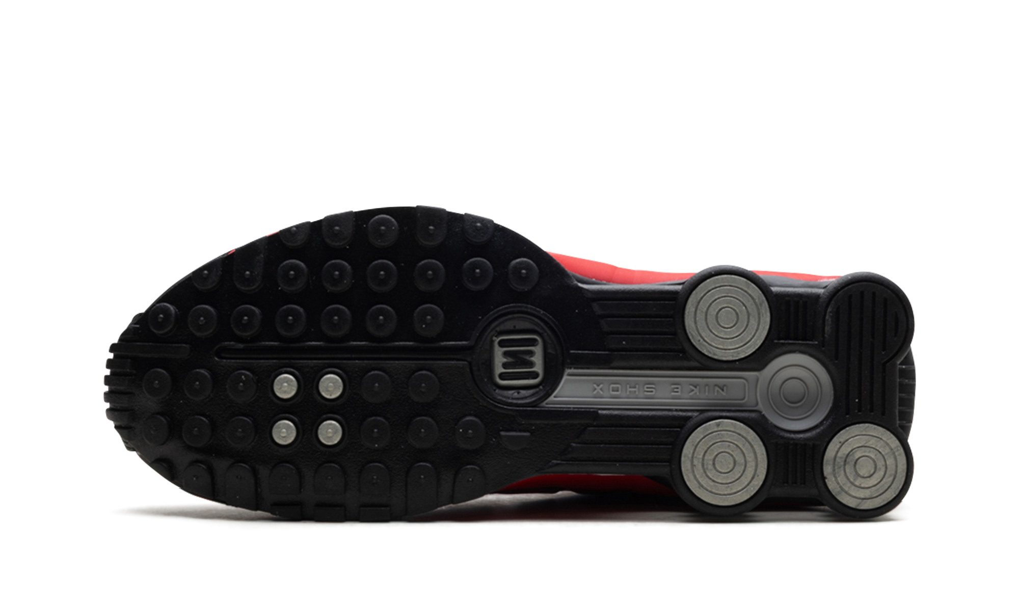 Nike Shox R4 University Red Black Metallic Silver
