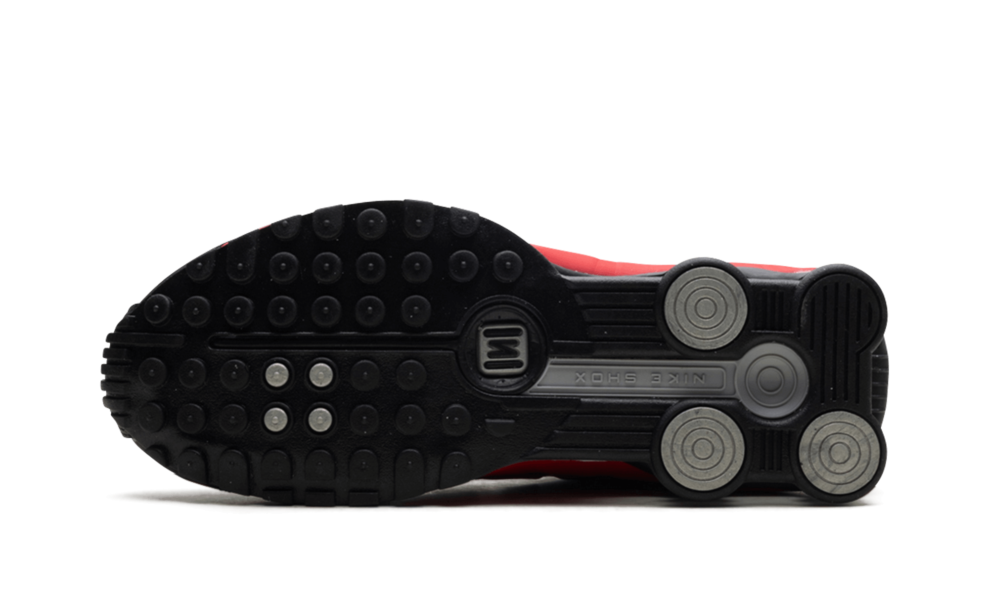 Nike Shox R4 University Red Black Metallic Silver