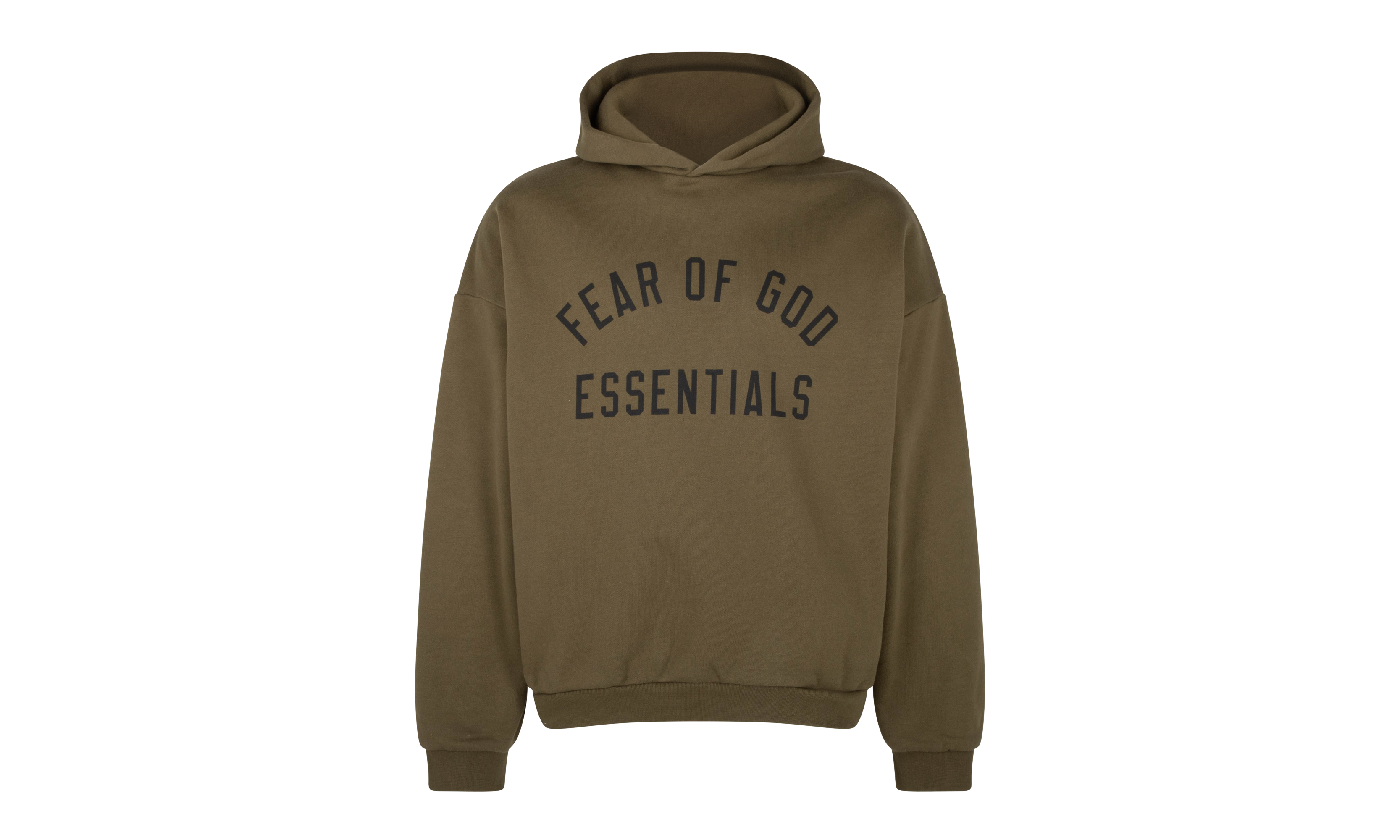 Fear of God Essentials Fleece Hoodie Olive