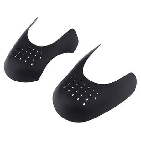 BigBoiSneakers Sneaker Crease Guards - Black protective shoe inserts to maintain sneaker shape and prevent creasing.