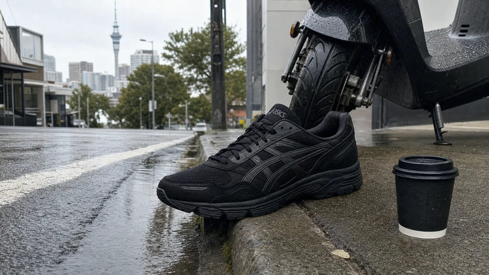 Black ASICS Shoes That Are Easy to Wear Every Day