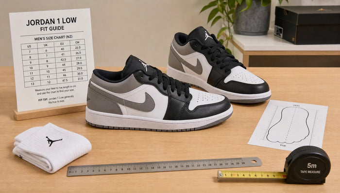 Jordan 1 Low Sizing Guide for NZ Buyers