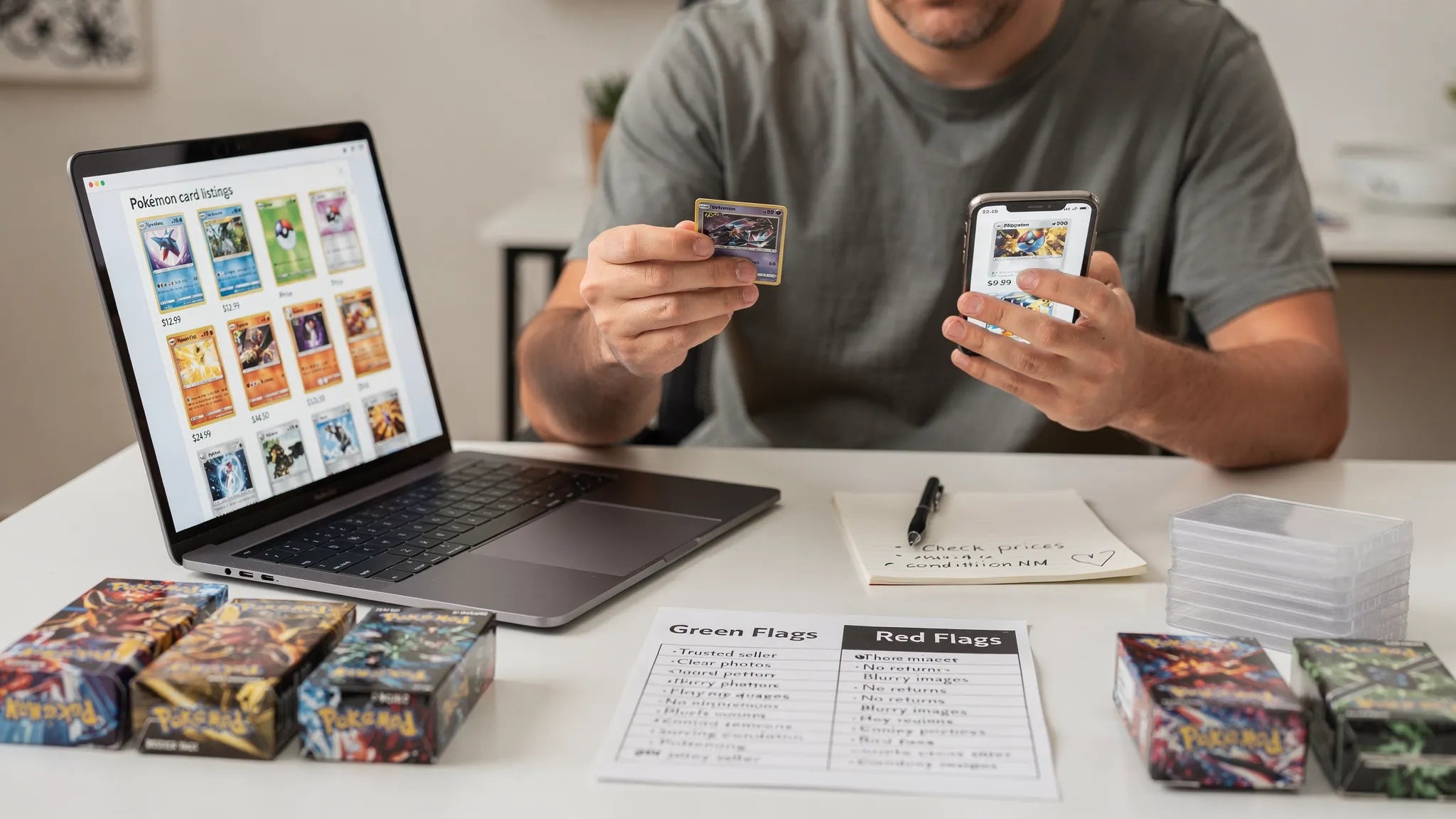 Reputable Pokémon card sellers: green flags and red flags