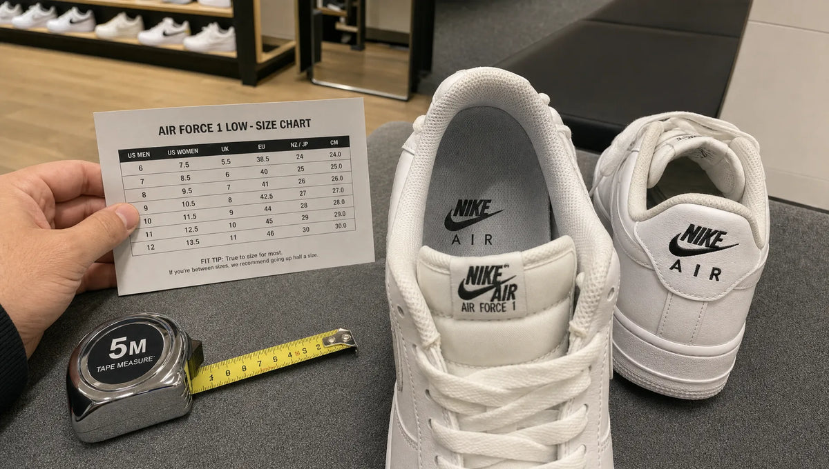 Air Force 1 Sizing Guide for NZ Buyers