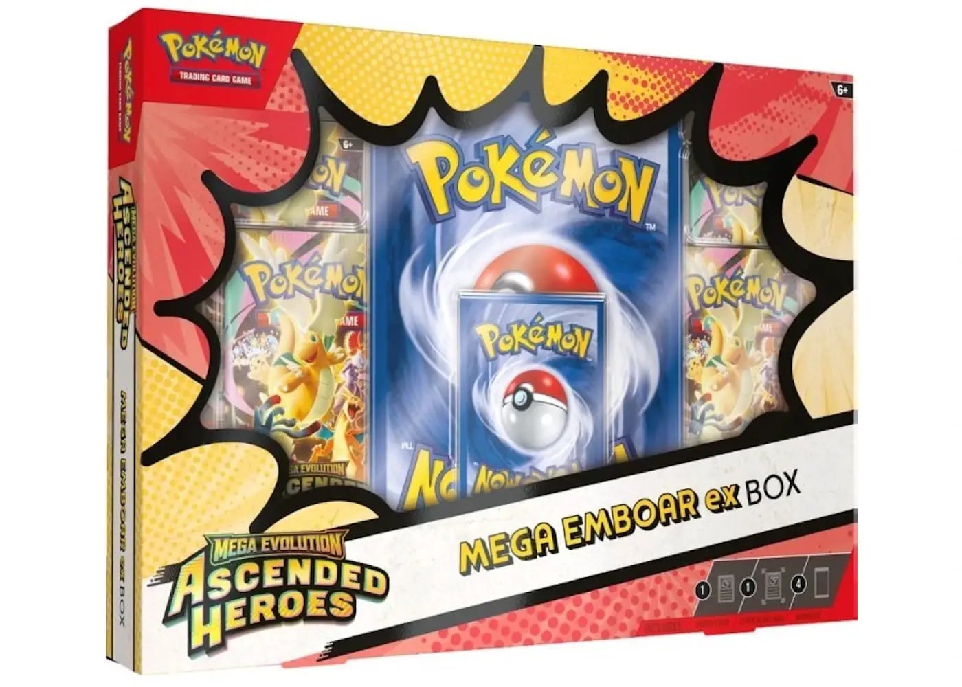 2026 Pokémon Mega Evolution Ascended Heroes Mega Emboar ex Box by Pokemon