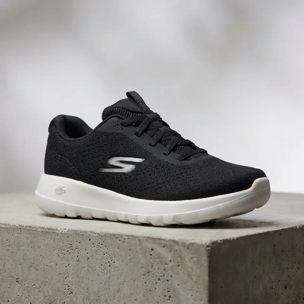 Skechers Go Walk Max Cushioning Flex Raf Black White by Skechers