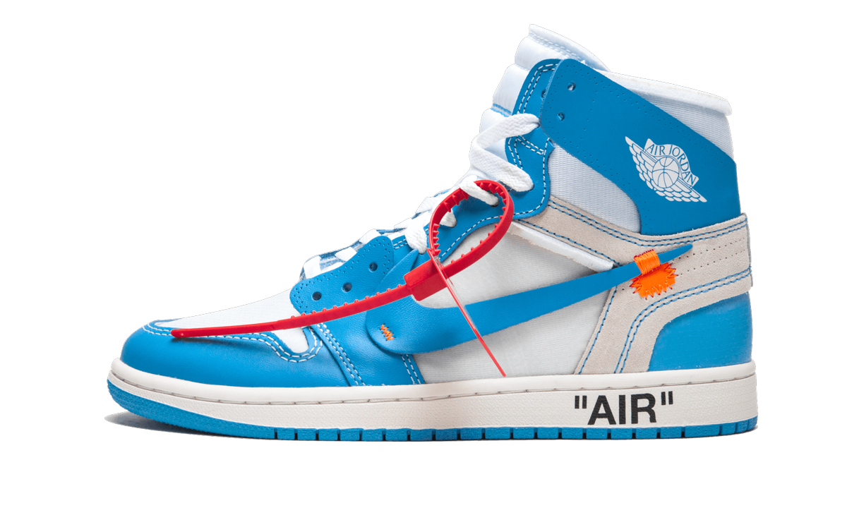 Jordan 1 Retro High Off-White University Blue by Jordan