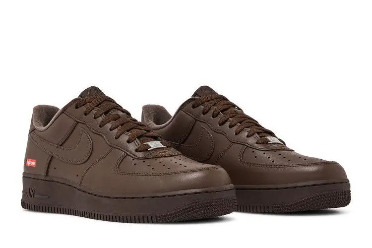 Nike Air Force 1 Low Supreme Baroque Brown by Nike