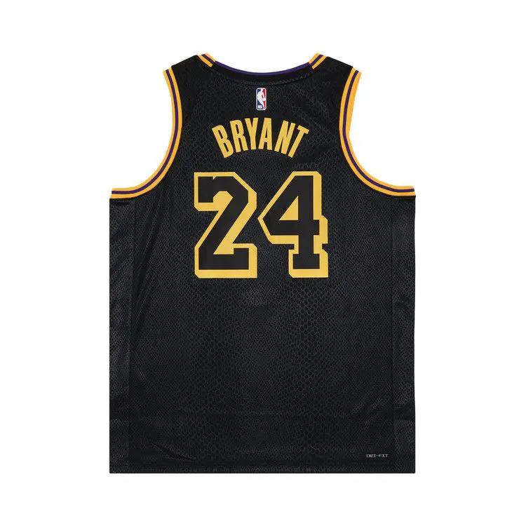 Nike Kobe Mamba Mentality Los Angeles Lakers City Edition Swingman Jersey (FW23) Black by Nike