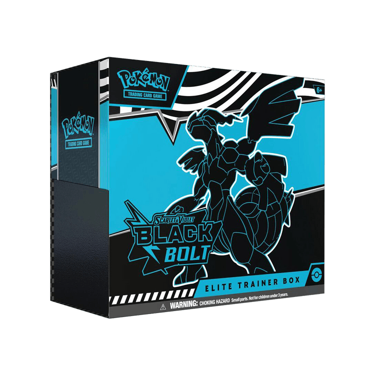 2025 Pokémon Scarlet & Violet Black Bolt Elite Trainer Box