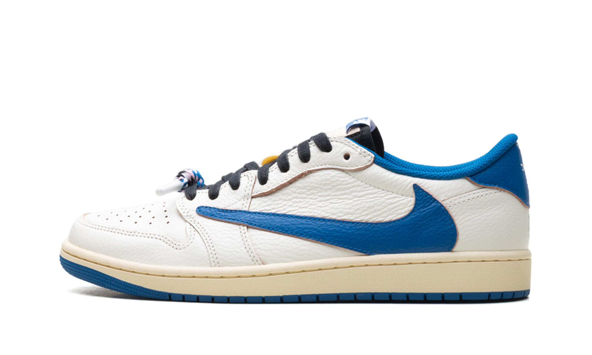 Jordan 1 Retro Low OG SP Fragment x Travis Scott Sail Military Blue by Jordan