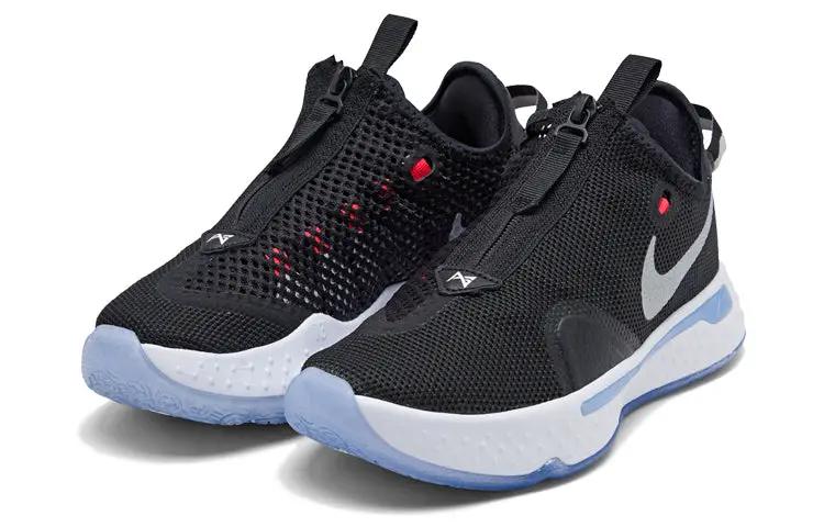 Nike PG 4 Black Light Smoke Grey Basketball Shoes for Men by Nike