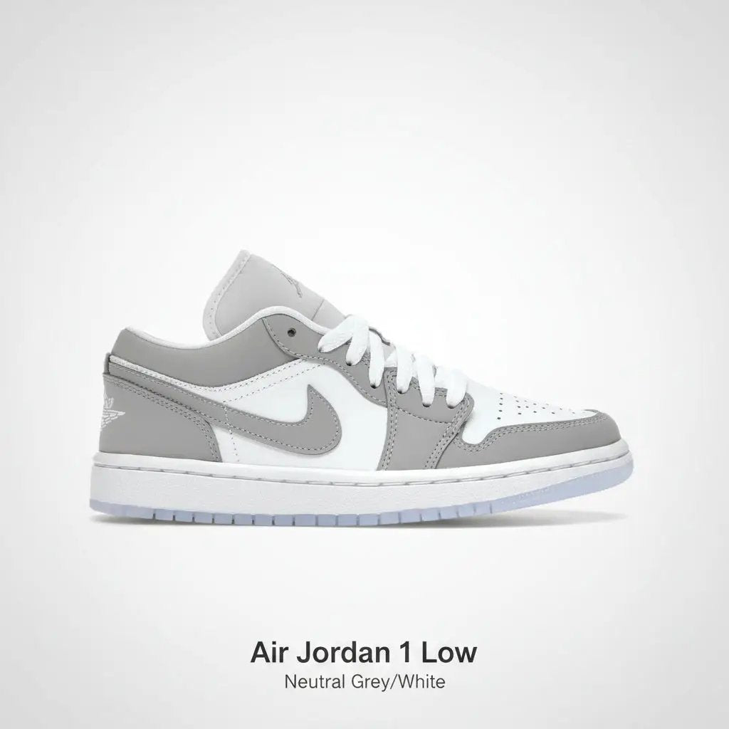 Jordan 1 Low Wolf Grey (Women's) by Jordan