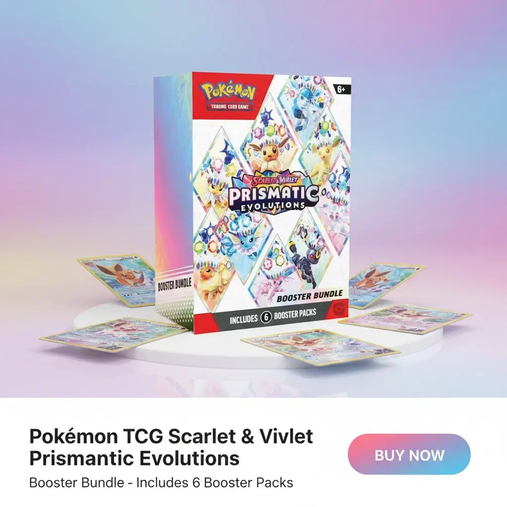 Pokemon Prismatic Evolutions Booster Bundle Pokémon Scarlet & Violet by Pokemon