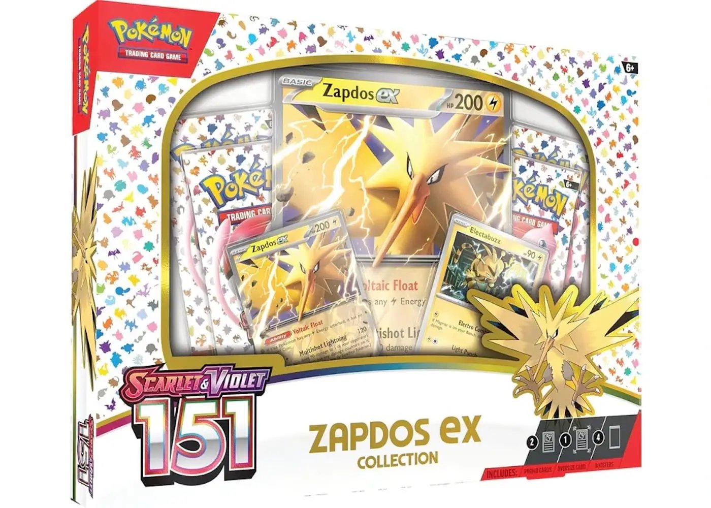 2023 Pokèmon Scarlet & Violet 151 Zapdos ex Box - BigBoiSneakers 