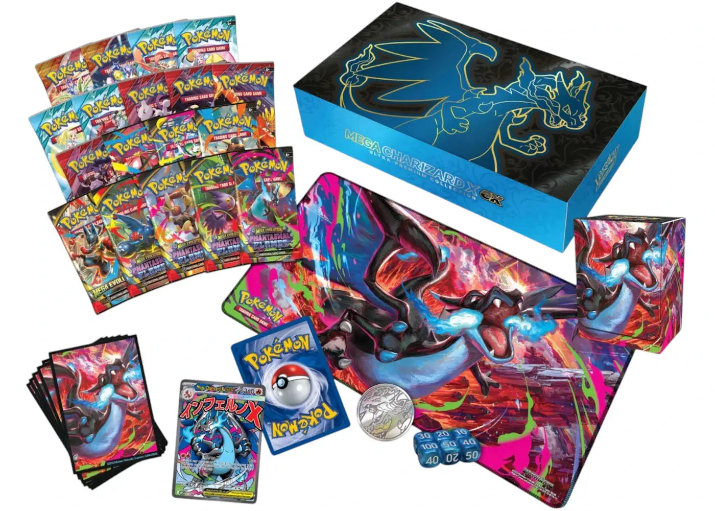 Pokemon Charizard X ex Ultra-Premium Collection 2025 Pokémon Mega Evolution by Pokemon