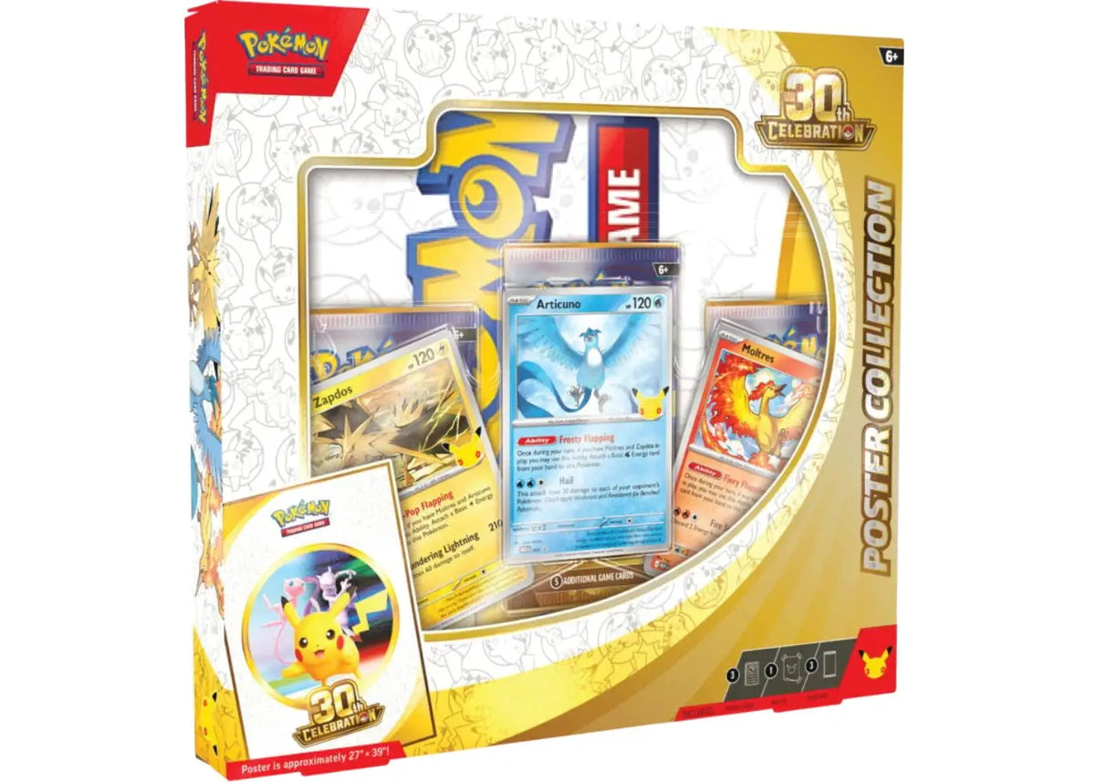 2026 Pokémon Mega Evolution 30th Celebration Poster Collection by Pokemon