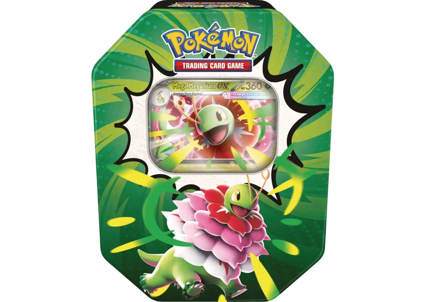 2026 Pokémon Mega Evolution Ascended Heroes Mega Meganium ex Tin by Pokemon