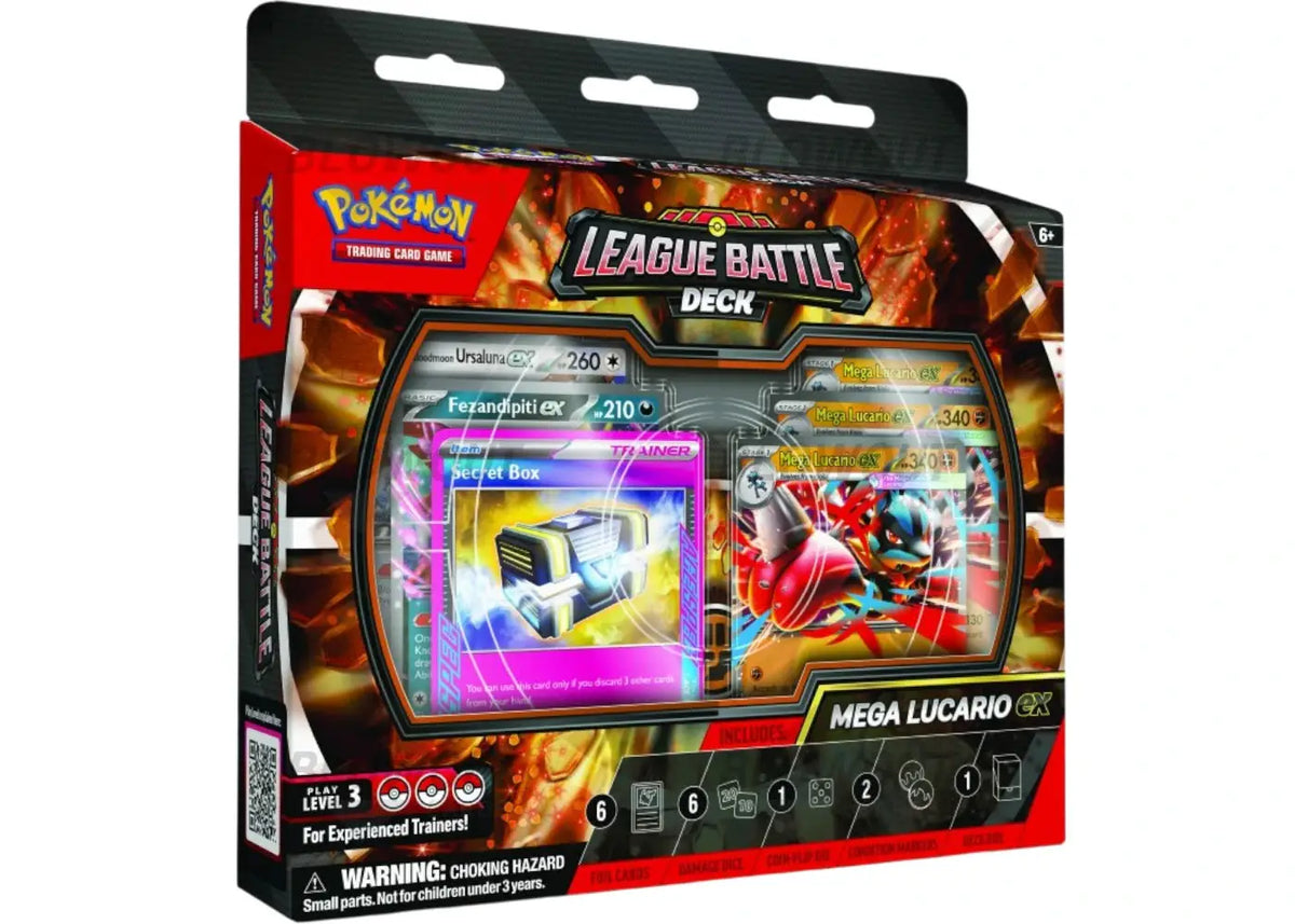2026 Pokémon Mega Lucario Ex League Battle Deck Box by Pokemon