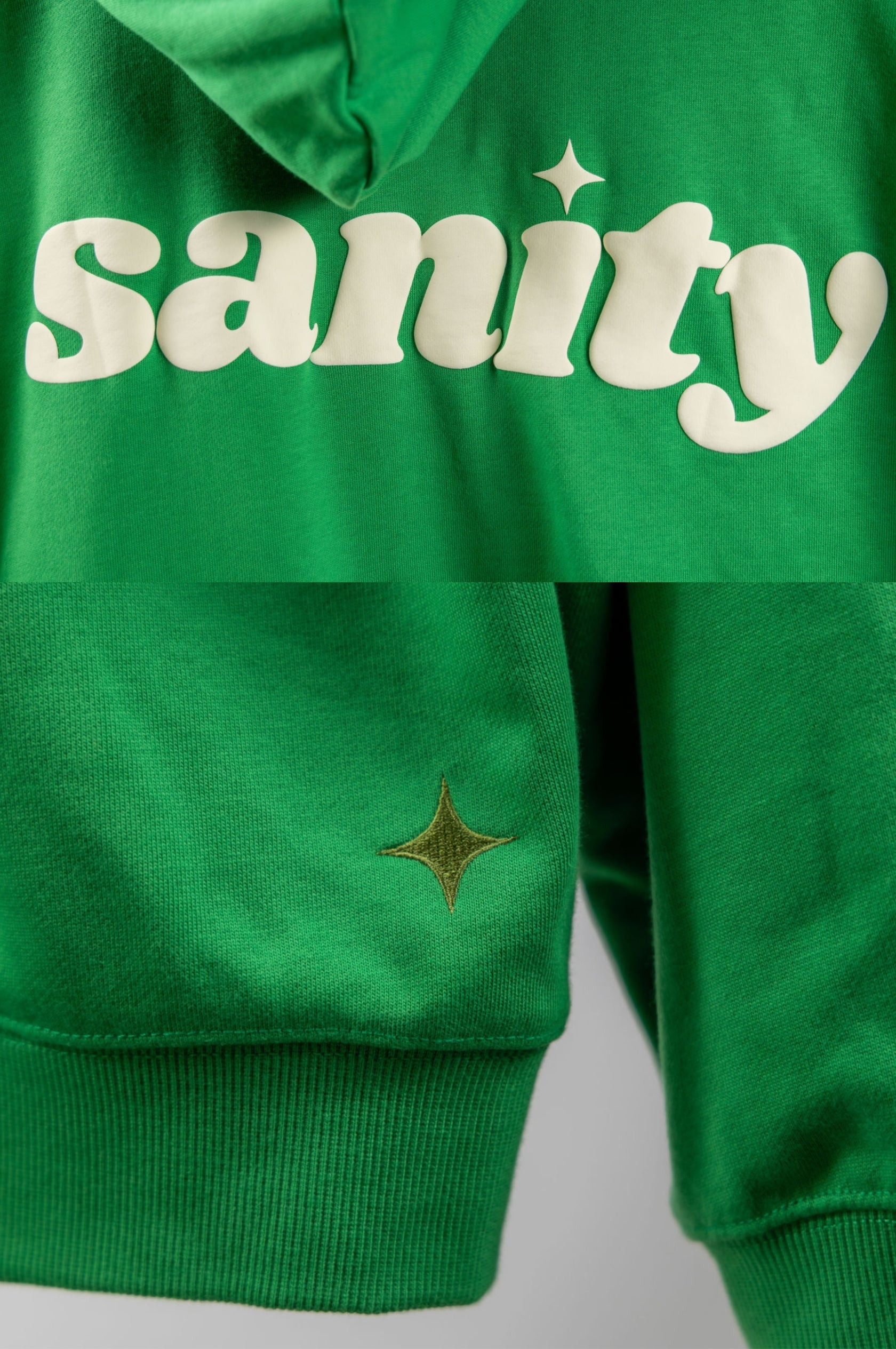 Sanity - Green Zip-Up