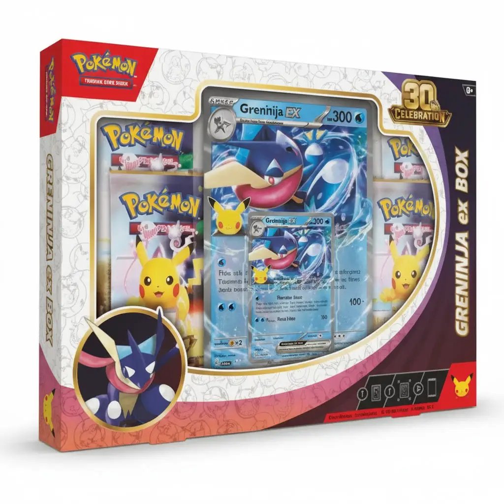 2026 Pokémon Mega Evolution 30th Celebration Greninja ex Box by Pokemon