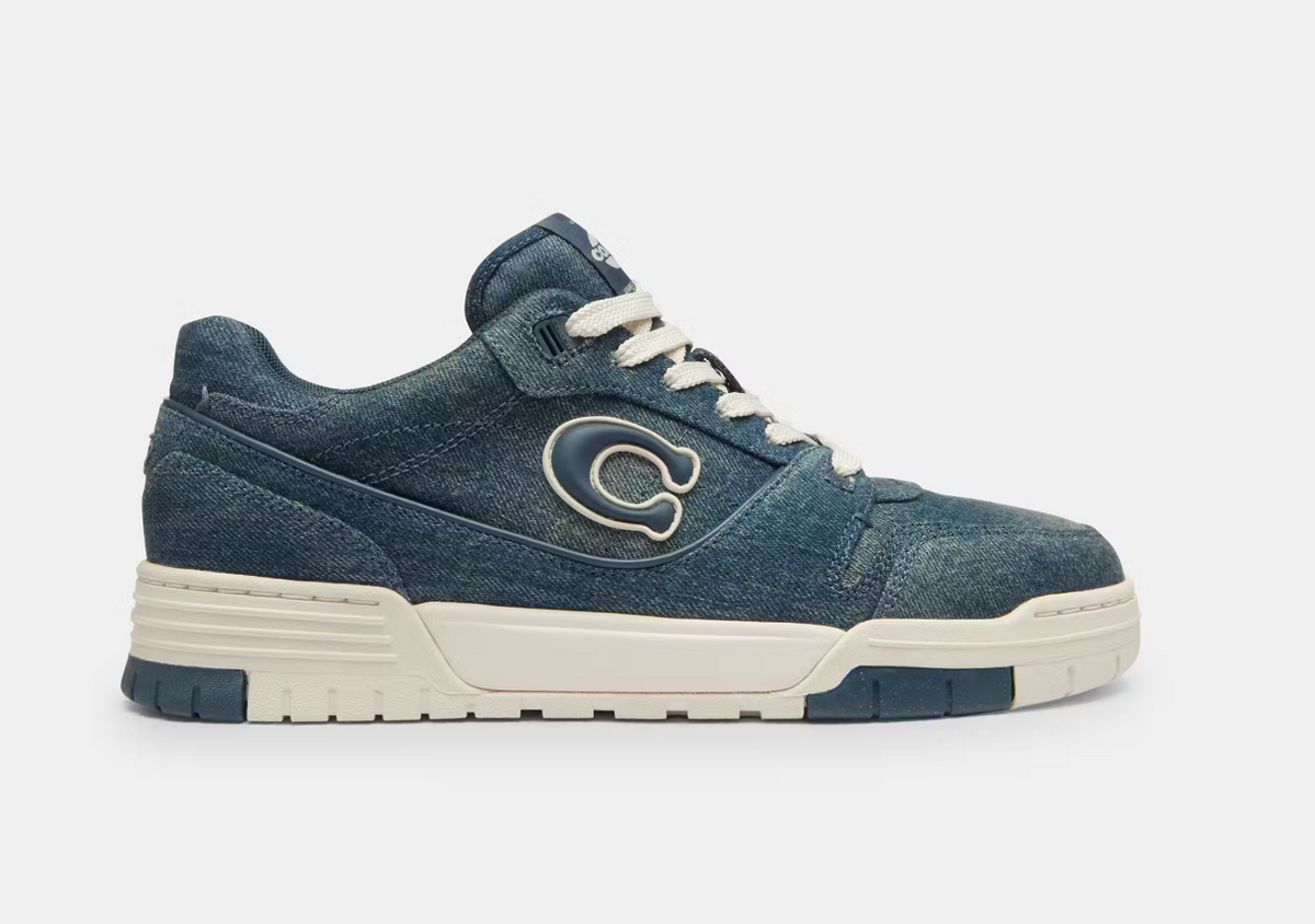 NEW Coach Woman Soho Sneaker In Loved Denim by Coach