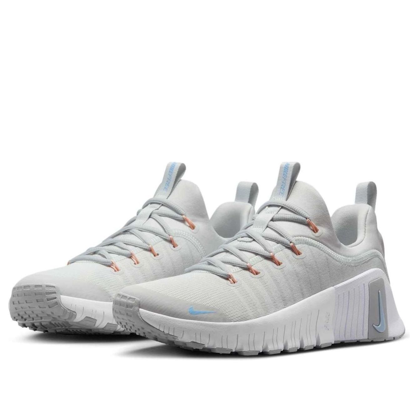 Nike Free Metcon 6 Photon Dust Light Smoke Grey Summit White Metallic Silver (Women's)