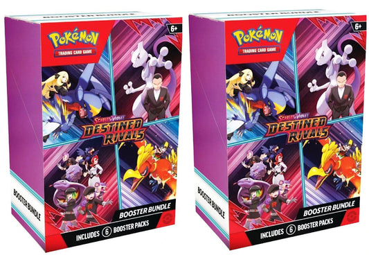 Pokemon Destined Rivals Booster Bundle 2x Lot 2025 Pokémon Scarlet & Violet