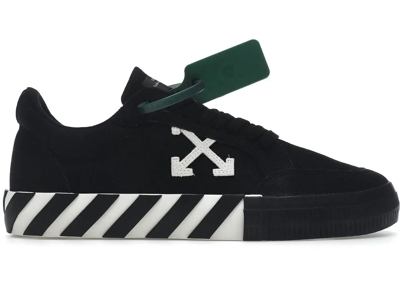 OFF-WHITE Vulc Low Canvas Black White by OFF-WHITE