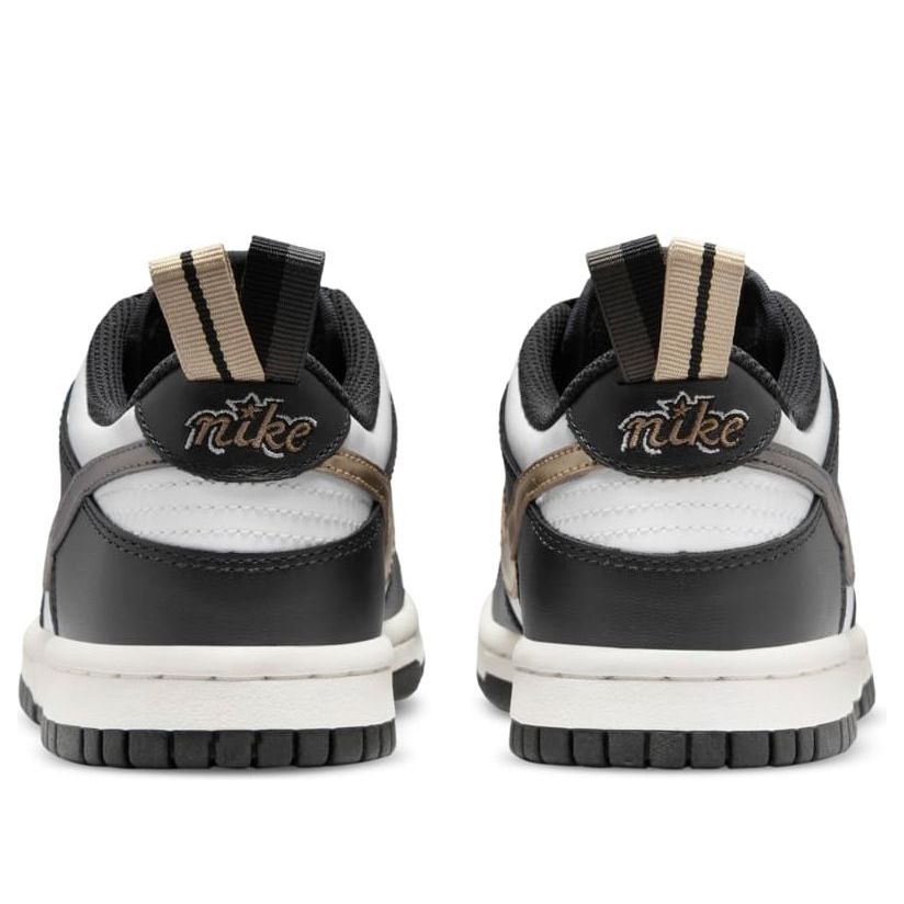 Nike Dunk Low Black White Metallic (GS)