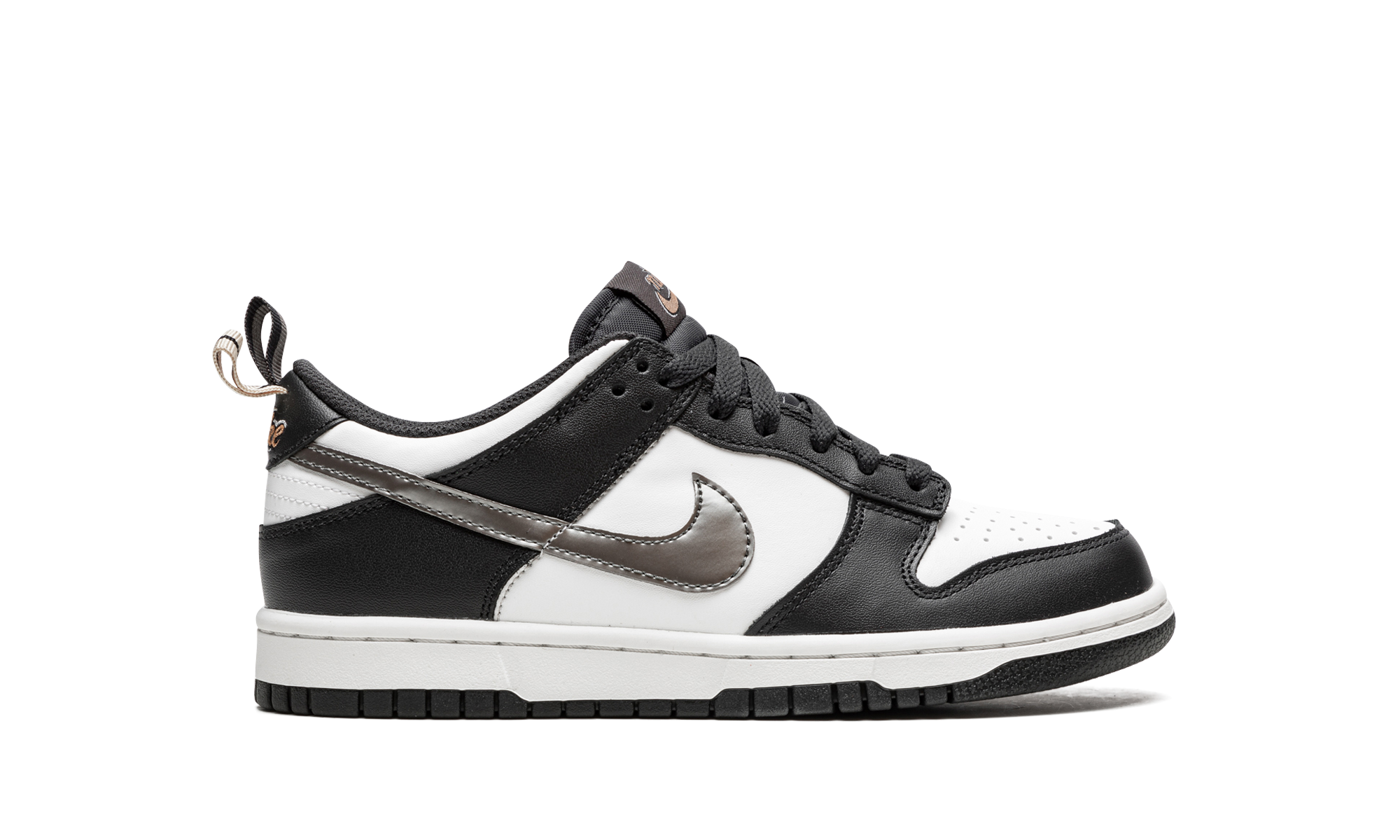 Nike Dunk Low Black White Metallic (GS)